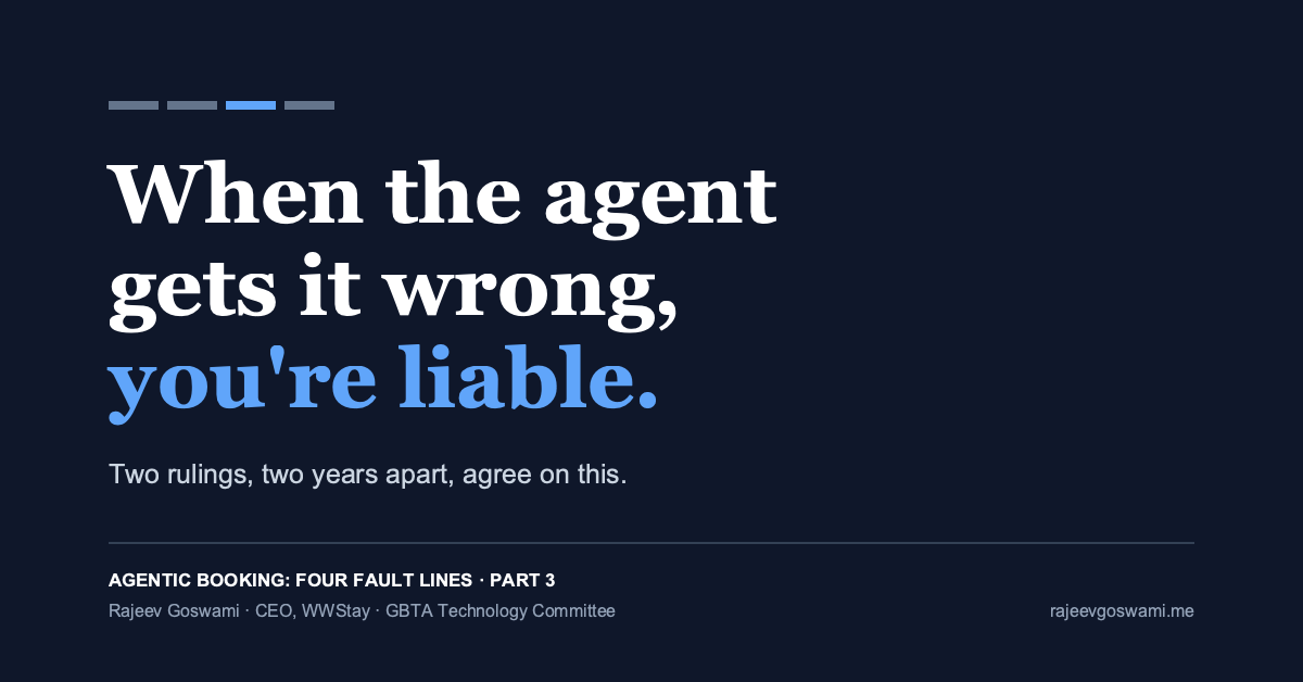 When the Agent Makes a Mistake, the Liability Lands on You, Not the Vendor